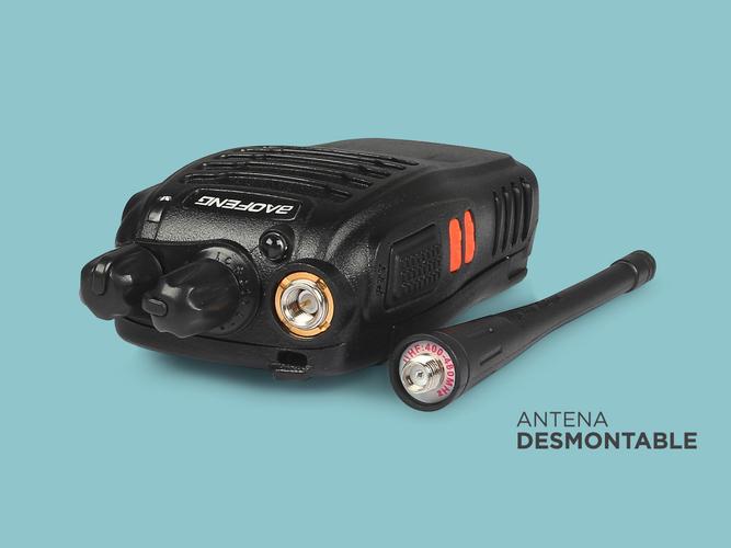 Handy Baofeng BF-999S Kit x4 5w 16CH UHF Hasta 10km + 8 Baterías y 4 Manos Libres - 4
