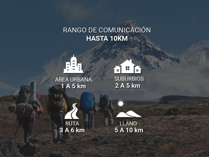 Handy Baofeng UV-5R Kit x2 Bi-Banda 5w Hasta 12km + 4 Baterías y 2 Manos Libres - 3
