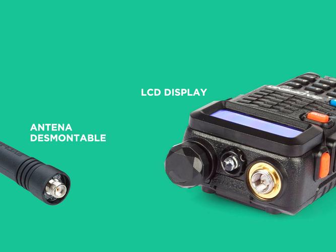 Handy Baofeng UV-5R Kit x4 Bi-Banda 5w Hasta 12km + 8 Baterías y 4 Manos Libres - 4