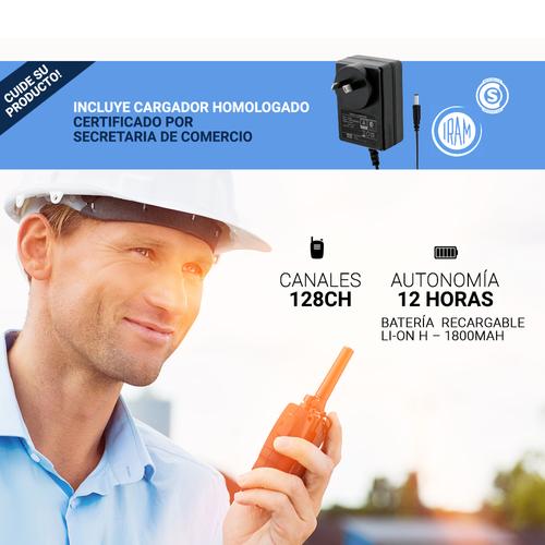 Handy Baofeng UV-5RA Kit x2 Bi-Banda 5w 128CH Hasta 10km + 4 Baterías y 2 Manos Libres - 2