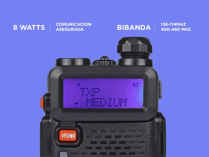 Handy Baofeng UV-5R Kit x4 Bi-Banda 8w c/ Funda Hasta 12km + 8 Baterías y 4 Manos Libres - 2