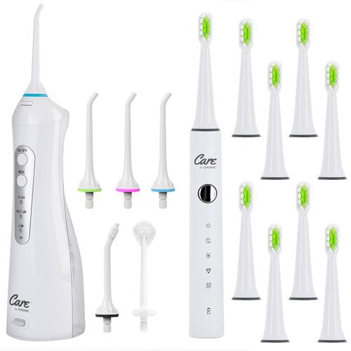 Kit Cepillo Dental Eléctrico Gadnic + irrigador Bucal Inalámbrico  - 0