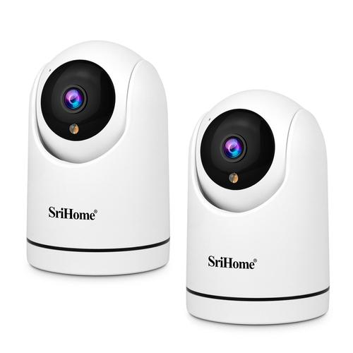 Kit X2 Cámara De Seguridad Srihome 1080p Audio Bidireccional  - 0