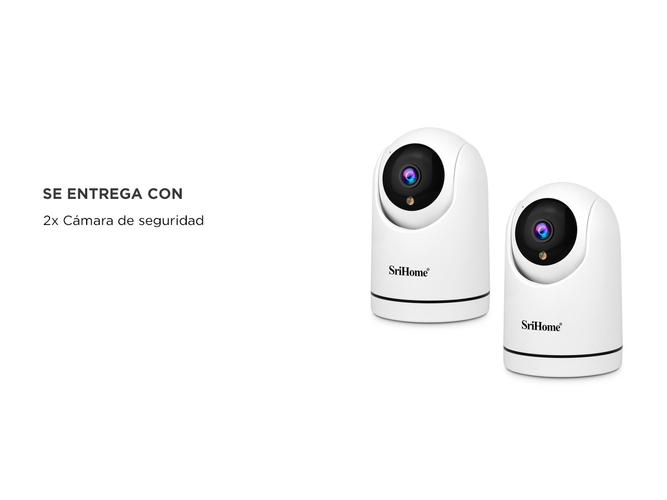 Kit X2 Cámara De Seguridad Srihome 1080p Audio Bidireccional  - 6