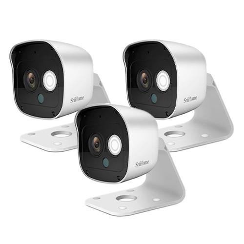 Kit x3 Cámara de Seguridad SriHome IP 3MP Audio Bidireccional  - 0