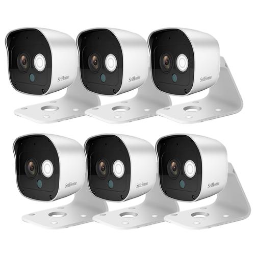 Kit x6 Cámara de Seguridad IP SriHome 3MP Vision Nocturna - 0