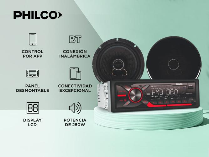 Estéreo Para Auto Philco 94CPS90 Bluetooth  - 1