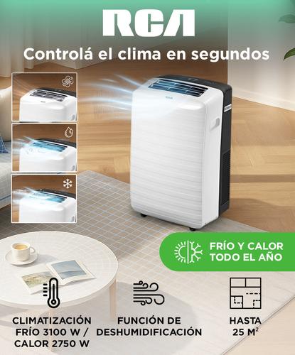 Aire Acondicionado Portátil RCA Frío Calor 3200 Watts Panel Táctil Control Remoto - 1