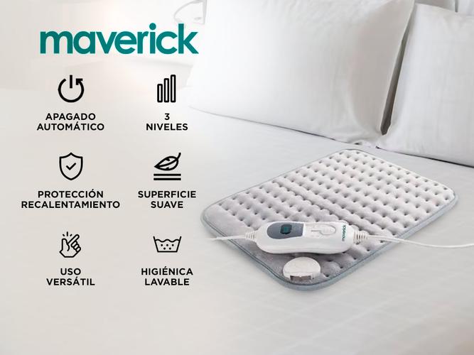 Almohadilla Térmica Eléctrica Maverick HP301 Para Dolores Con Funda Desmontable  - 1