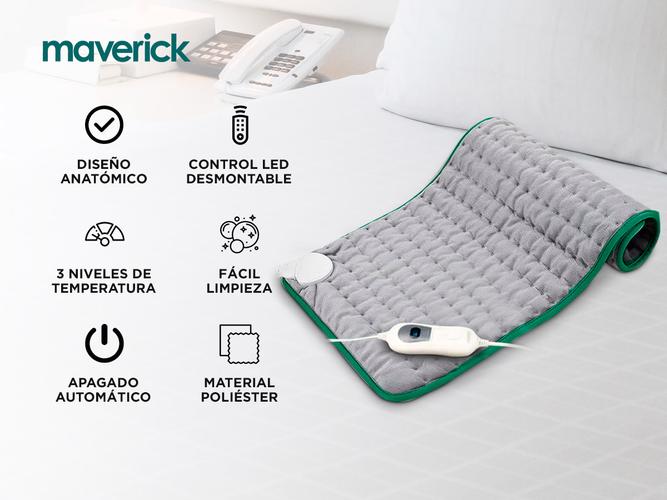 Almohadilla Térmica Eléctrica Maverick HP302 3 Niveles Temperatura Con Apagado Automático  - 1
