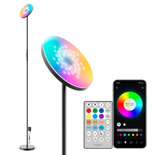 Lámpara de Pie LED RGB Inteligente Gadnic Control Por App + Voz + Control Remoto 2000 Lúmenes  - 0
