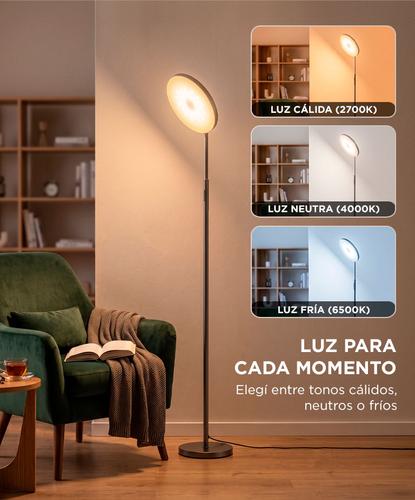Lámpara de Pie LED RGB Inteligente Gadnic Control Por App + Voz + Control Remoto 2000 Lúmenes  - 3