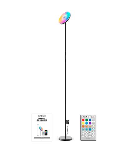 Lámpara de Pie LED RGB Inteligente Gadnic Control Por App + Voz + Control Remoto 2000 Lúmenes  - 6