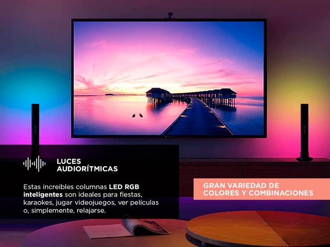 Lámpara LED Velador Gadnic RGBAR 2000 RGB Control Por APP - 4
