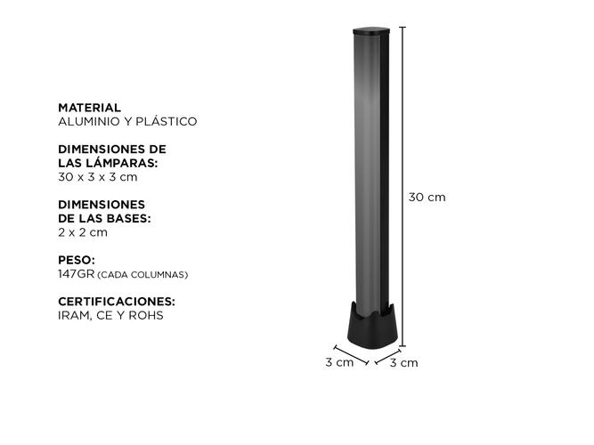 Lámpara LED Velador Gadnic RGBAR 2000 RGB Control Por APP - 5