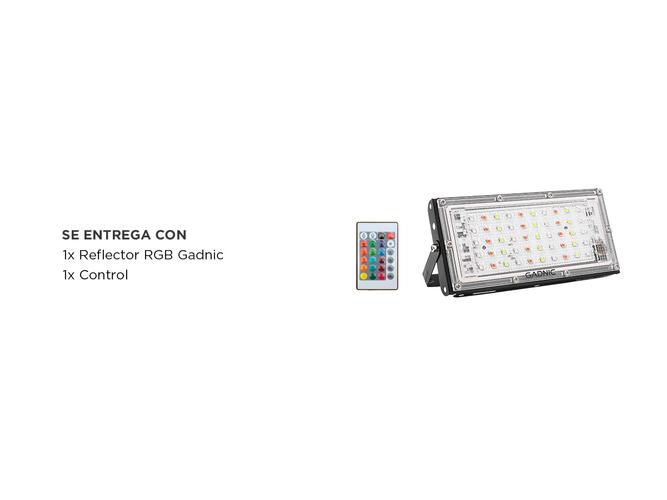 Reflector Led RGB Gadnic Para Interior y Exterior 20W - 4