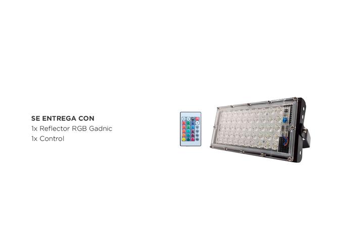 Reflector Led RGB Gadnic Para Interior y Exterior 20W - 4