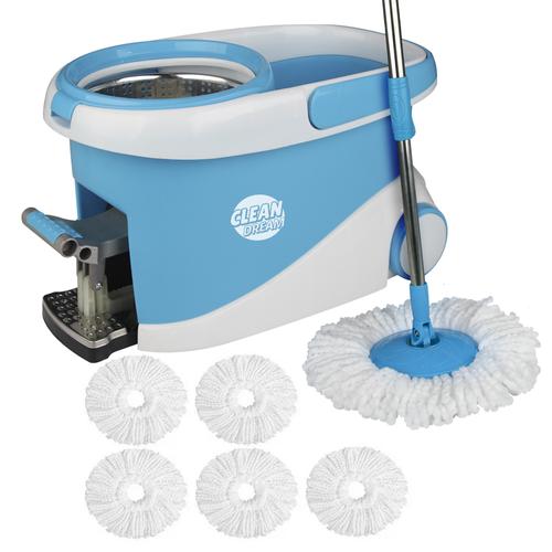 Mopa Gadnic Clean Dream con Balde Escurridor Centrífugo c/ Pedal Lampazo 360° - 0