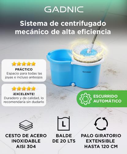 Mopa Gadnic LIMB99 con Balde Escurridor Centrífugo Válvula de Drenaje 20 Litros  - 1