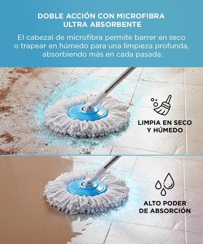 Mopa Gadnic LIMB99 con Balde Escurridor Centrífugo Válvula de Drenaje 20 Litros  - 2