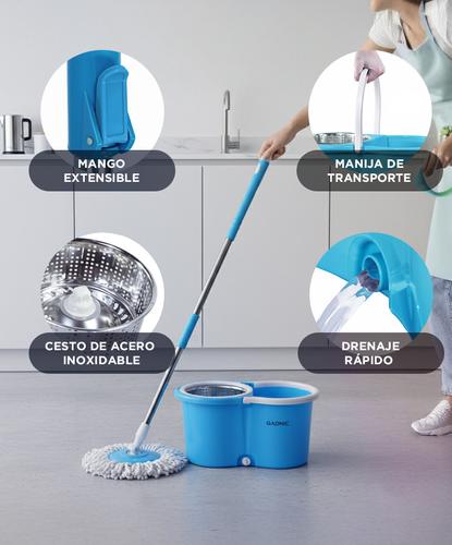 Mopa Gadnic LIMB99 con Balde Escurridor Centrífugo Válvula de Drenaje 20 Litros  - 4