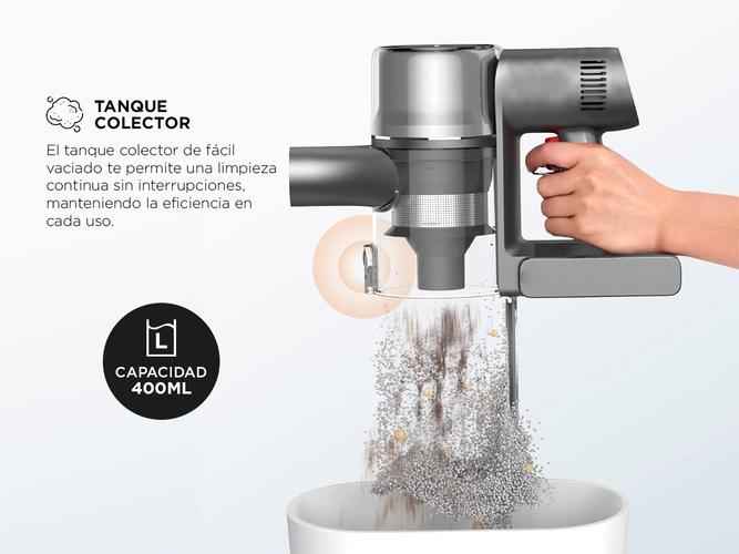 Aspiradora Vertical Inalámbrica Winco W513 De Mano 2 En 1 Con Filtro HEPA   - 3
