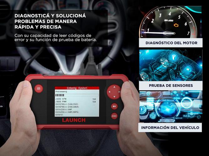 Scanner Profesional Launch Crp 123 Multimarca Diagnostico Auto OBD 2 - 2