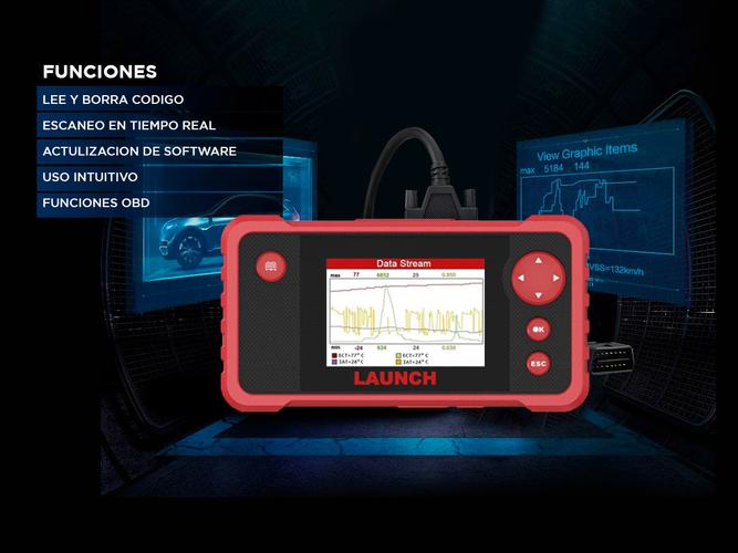 Scanner Profesional Launch Crp 123 Multimarca Diagnostico Auto OBD 2 - 3
