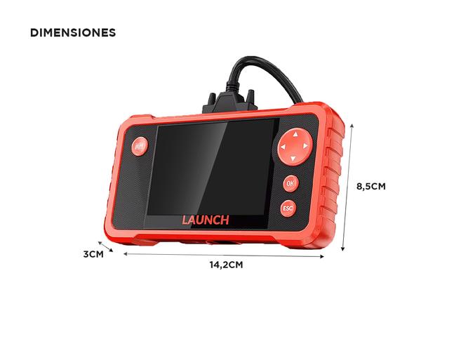 Scanner Profesional Launch Crp 123 Multimarca Diagnostico Auto OBD 2 - 4