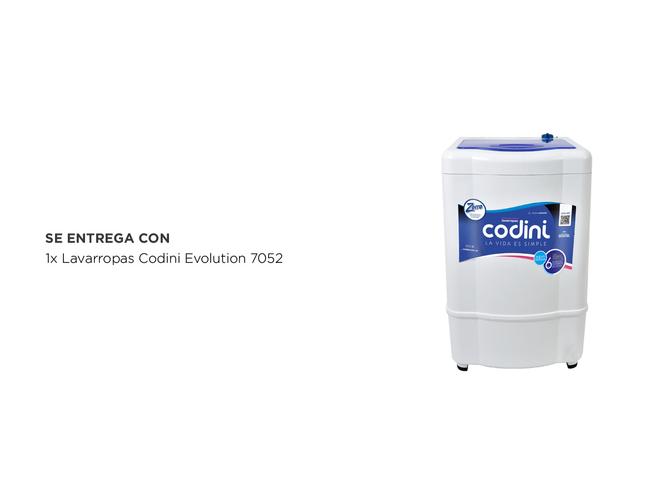 Lavarropas Codini Evolution 7052 7kgs - 5