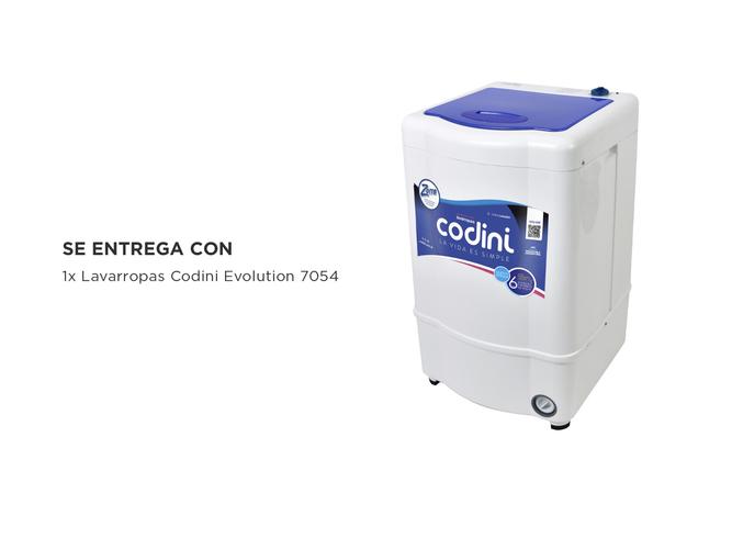 Lavarropas Codini Evolution 7054 Semiautomático 7kgs - 5