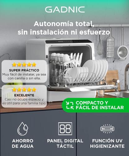 Lavavajillas De Mesada Gadnic Compacto 5 Cubiertos Eco - 1