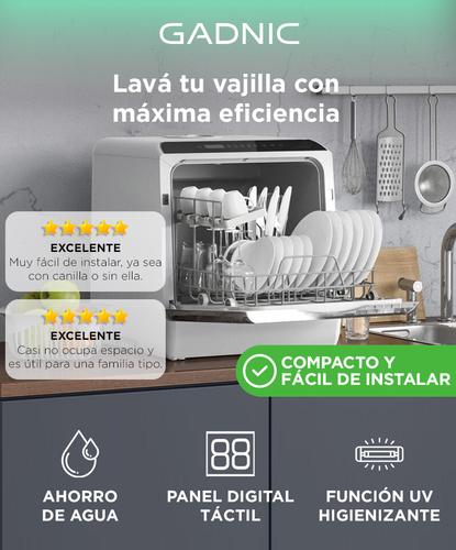 Lavavajillas De Mesada Gadnic Compacto 5 Cubiertos Eco - 1