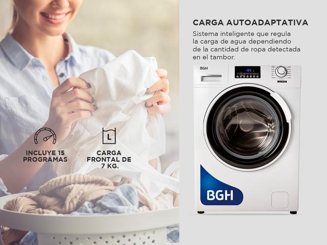 Lavarropas BGH Carga Frontal 7kg Bwfa07w21ar - 2
