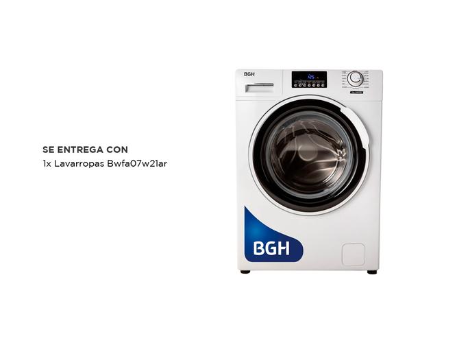 Lavarropas BGH Carga Frontal 7kg Bwfa07w21ar - 5