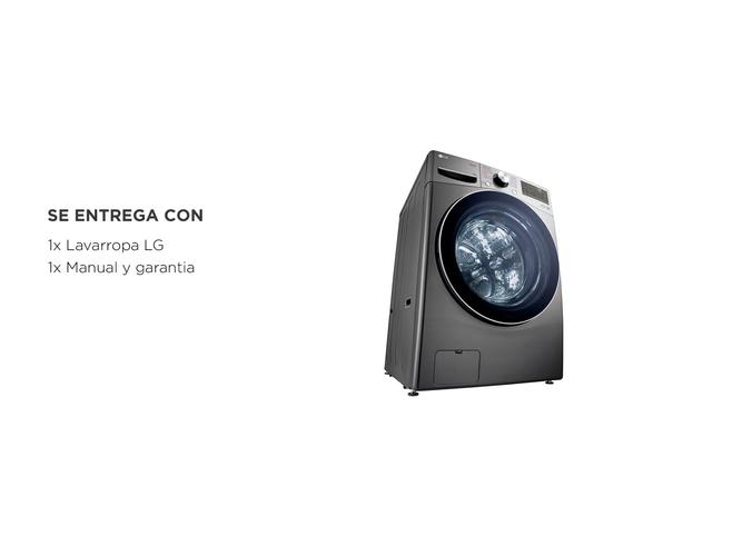 Lavarropas LG Carga Frontal Inverter 8.5kg Silver WM85VVC5S6P - 5