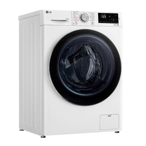  Lavarropas LG Carga Frontal Inverter 8.5kg Blanco WM85WVC5S6P - 0