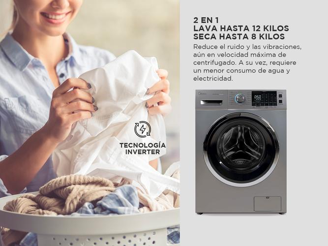Lavasecarropas Inverter Midea WD-LC312SAR1 Automático Carga Frontal 12 kilos - 2
