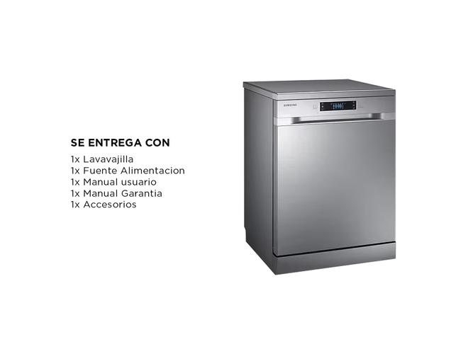  Lavavajilla Samsung 14 Cubiertos Dw60m6050fs Plateado Silver - 4