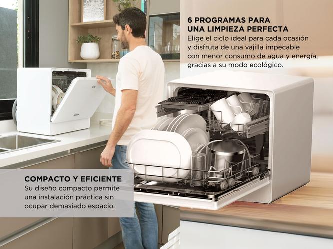 LAVAVAJILLAS 5 CUBIERTOS BLANCO PHILCO 94PHLJ05B - 2