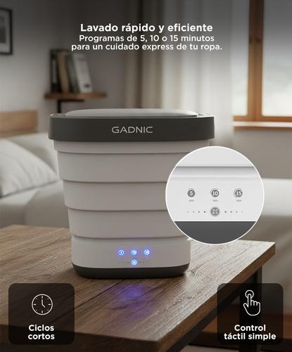 Mini Lavadora Gadnic 2 En 1 Plegable Portátil - 4