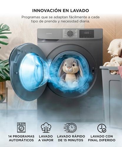 Lavarropas Gadnic 6 kg Inverter 1000 RPM 14 Programas 1850W Clase A Gris - 3