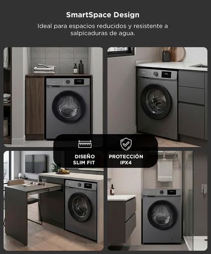 Lavarropas Gadnic 6 kg Inverter 1000 RPM 14 Programas 1850W Clase A Gris - 4