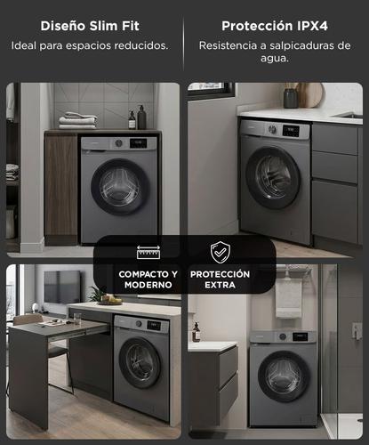 Lavarropas Gadnic 6 kg 1000 RPM 14 Programas 1850W Clase A Gris - 4