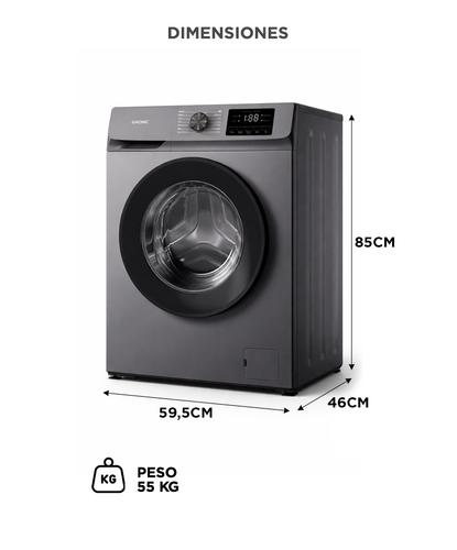 Lavarropas Gadnic 6 kg 1000 RPM 14 Programas 1850W Clase A Gris - 5