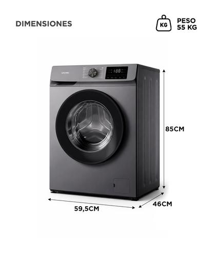 Lavarropas Automático Gadnic Gris 6 Kg Slim Fit Tecnología Inverter 1000 RPM Carga Frontal 14 Programas Lavado Rápido 15 Min  - 6