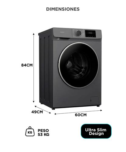 Lavarropas Automático Gadnic 7.5 Kg Tecnología Inverter 1200 RPM Carga Frontal 14 Programas Lavado Rápido 15 Min  - 6