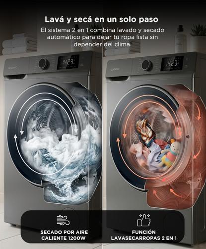 Lavasecarropas Gadnic 12 Kg Lavado 8 Kg Secado 1200 RPM Inverter Usado - 3