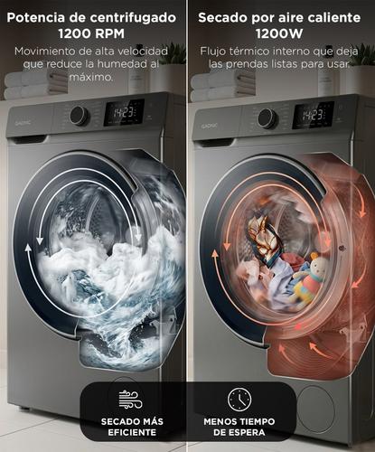 Lavasecarropas Gadnic 12 Kg Lavado 8 Kg Secado 1200 RPM Inverter - 3