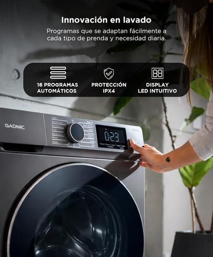 Lavasecarropas Gadnic 12 Kg Lavado 8 Kg Secado 1200 RPM Inverter Usado - 4
